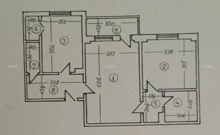 Apartament - 2 camere - semidecomandat - Iancului