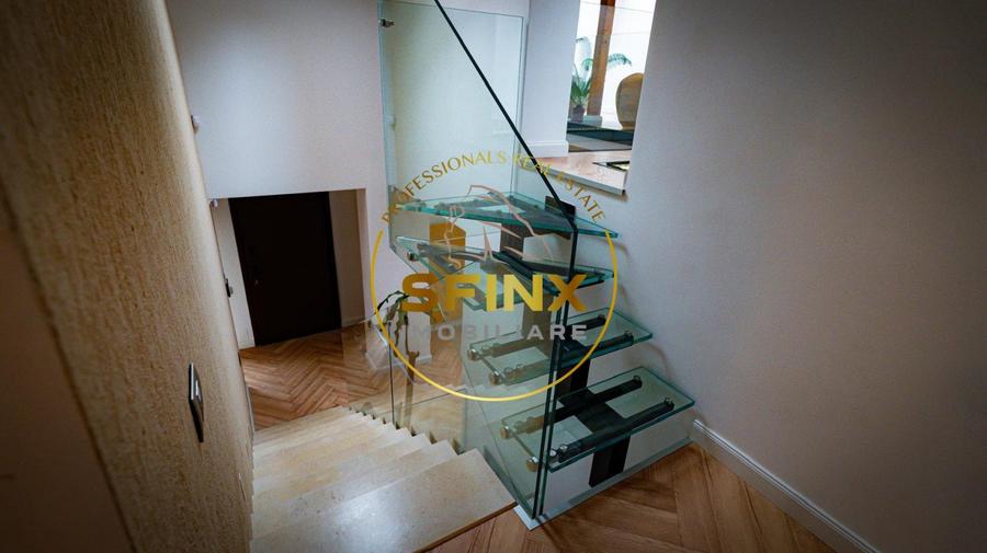 Floreasca, 8 room luxury villa, fully furnished and equipped, garage, terrace