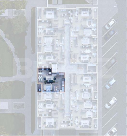 Apartament 2 camere, ansamblu nou, 59 mp, Copou