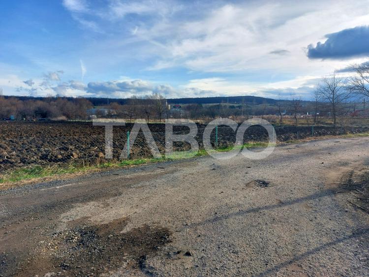 Teren intravilan 1687 mp pentru cabana zona de gradini Cisnadie