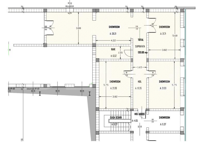 Spațiu birou, 130 mp, zona Artema Shopping City - 10