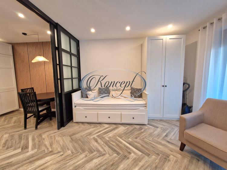 Apartament mobilat cu parcare subterana si terasa
