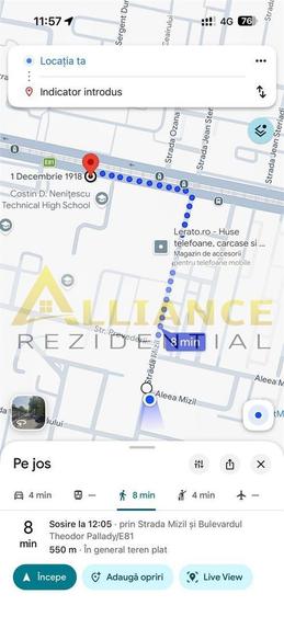 APARTAMENT 4 CAMERE SI 2 BAI DE VANZARE - ZONA METROU 1 DECEMBRIE