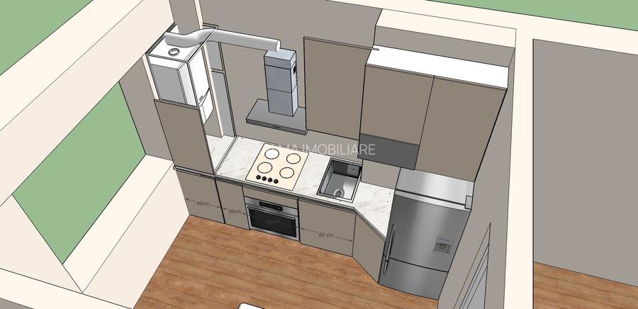 Ocazie! Apartament 2 camere decomandat, 50 mp utili, modern, Centru! - 14