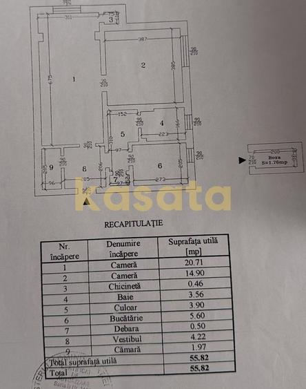Floreasca I 2 camere I 56 mp I boxa I renovat