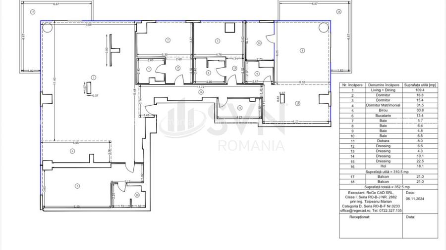 REA1028635 Apartament 4 camere Floreasca - 58