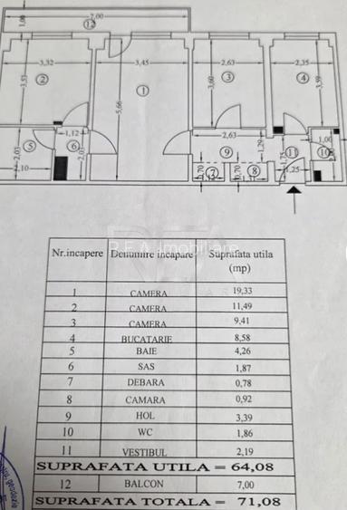 3 camere, bloc 1985, 71mp-Ghencea - 11