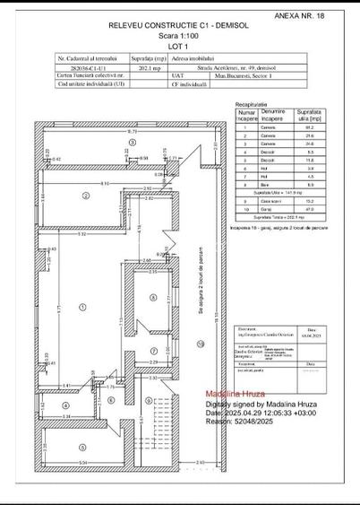 SPATIU DEMISOL 202 MP+CURTE PROPRIE 85 mp - 2