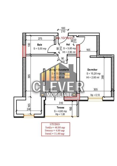 Apartament Tip Studio | 700m de Metrou | Comision 0%