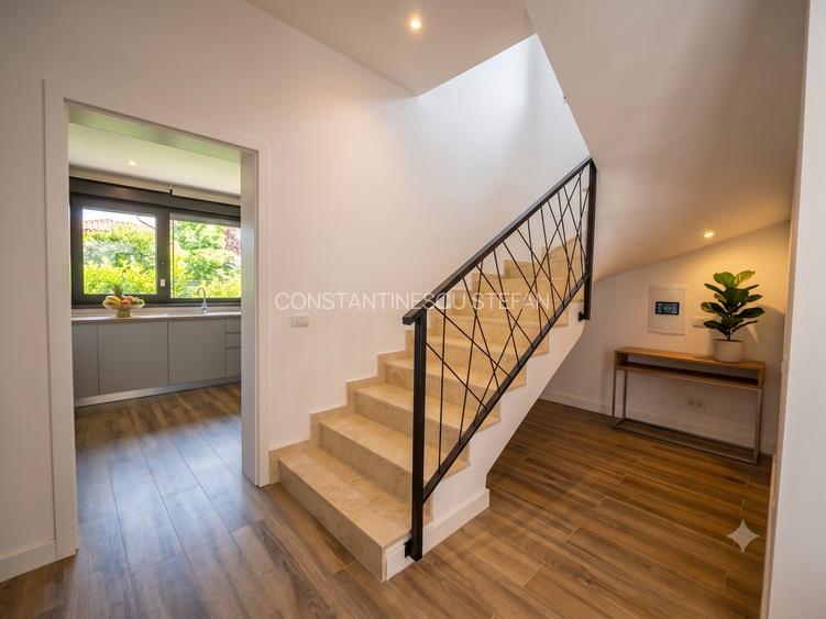 Casă 4 camere Tunari | Mobilată lux | Lângă parc - 7