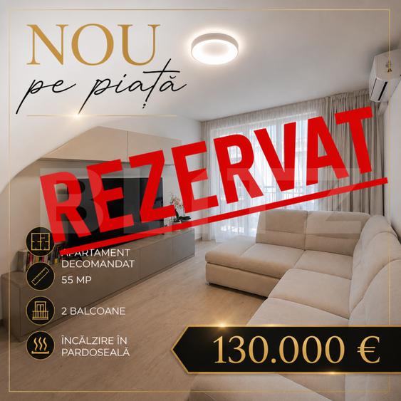 Apartament 2 camere, decomandat | Bartolomeu | Încălzire în pardoseală