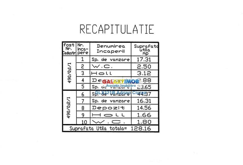 Spatiu comercial 130mp vitrina 12mp stradal Pantelimon Fundeni