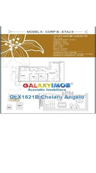 Unirii 4 camere + Terasa 216 mp, etj 3 in complex rezidential 2025
