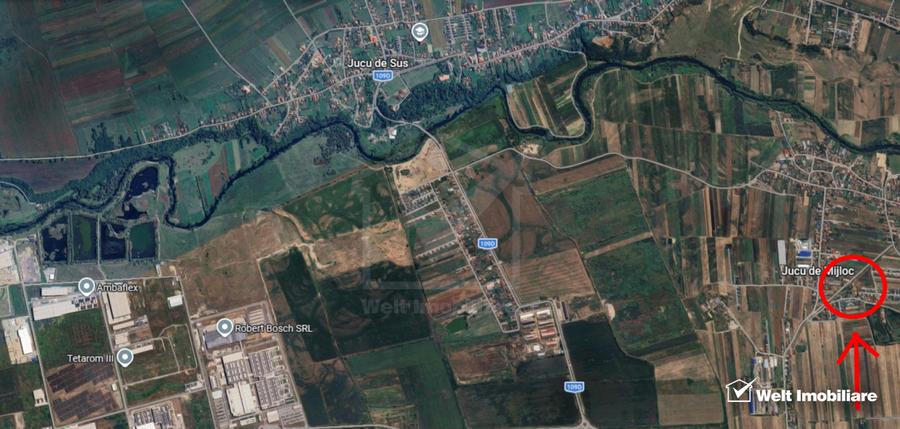 Teren intravilan – Jucu de Mijloc – ideal casă / investiție