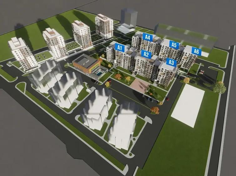 Apartament 2 camere, incalzire in pardoseala