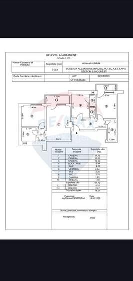 Apartament 3 camere– mutare imediată | 119.000 € | Comision 0% - 13