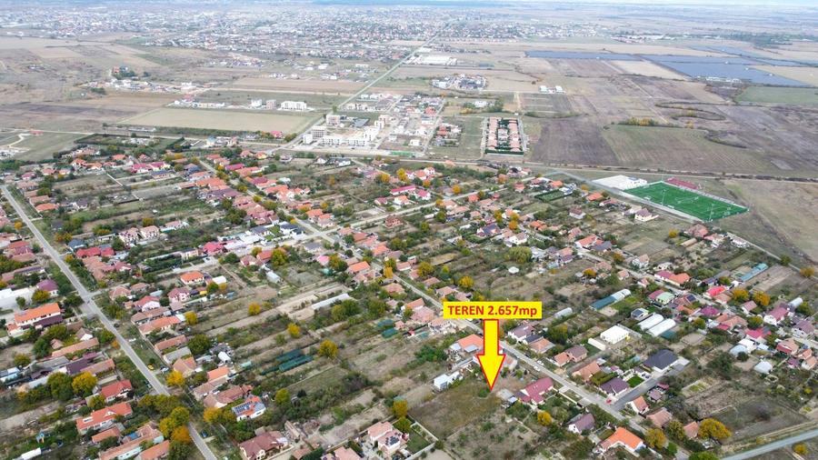 Teren 2.657 mp – toate utilitatile– Urseni, Moșnița Nouă