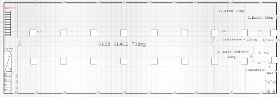 Spatiu comercial de inchiriat, 1434 mp, zona Bariera Valcii