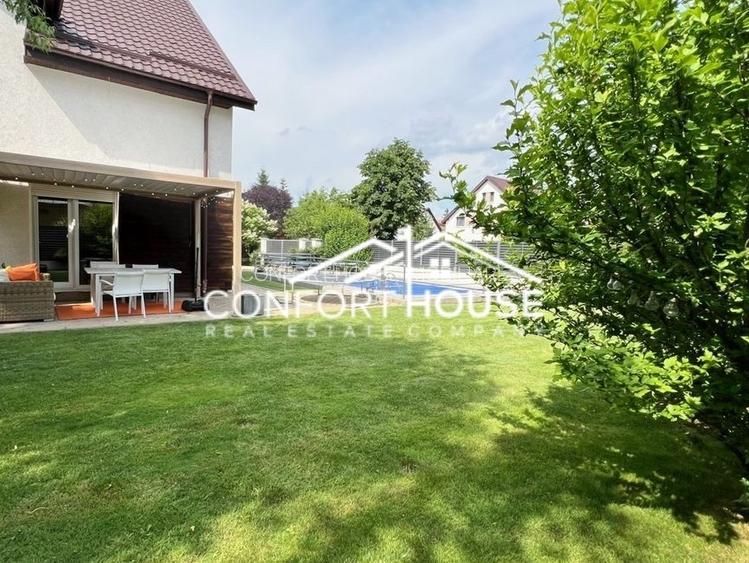 Vilă P+E+M, 7 camere,  teren 900mp, piscina , Iancu Nicolae-British School - 45