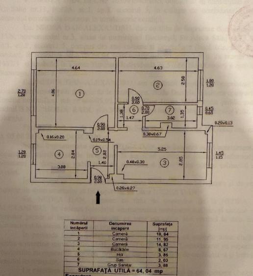 Vanzare Apartament 3 camere | Rahova