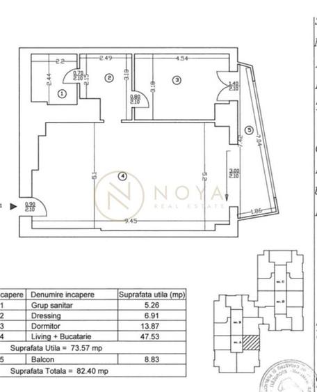 Vanzare apartament cu 2 camere Aviatiei, metrou Pipera