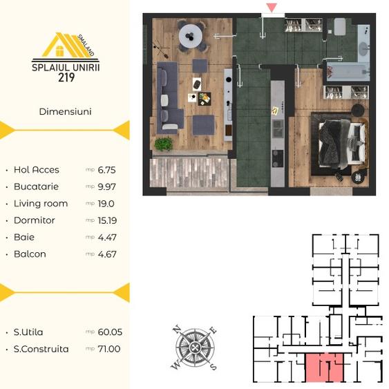 APARTAMENT PREMIUM CU VEDERE LA DAMBOVITA - VIEW SPACTACULOS