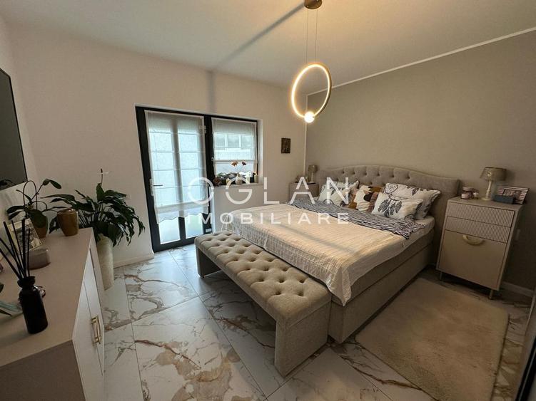 Apartament 3 cam. cu teren 120 MP, la vila