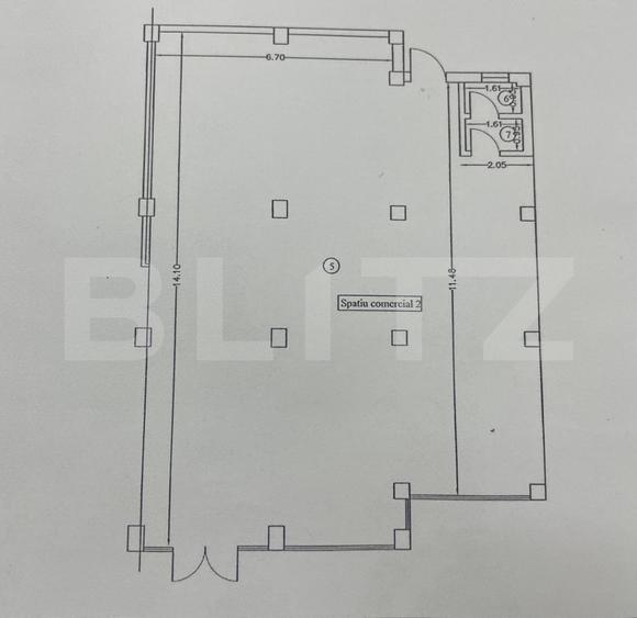 Spatiu comercial, 252.70 mp, zona Centru