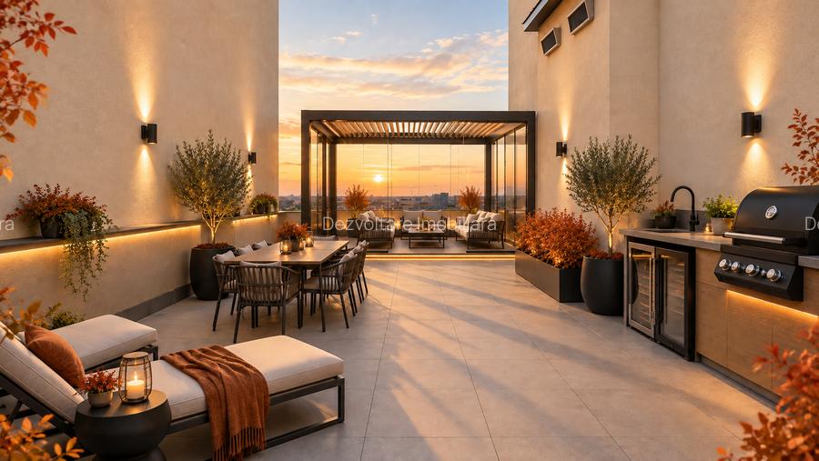 🌇 PENTHOUSE EXCLUSIVIST CU TERASĂ PANORAMICĂ DE 121 MP - Dezvoltator0% COMISION - 3