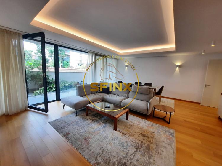 Primaverii, ground floor, fully furnished, modern apartment with large terraces