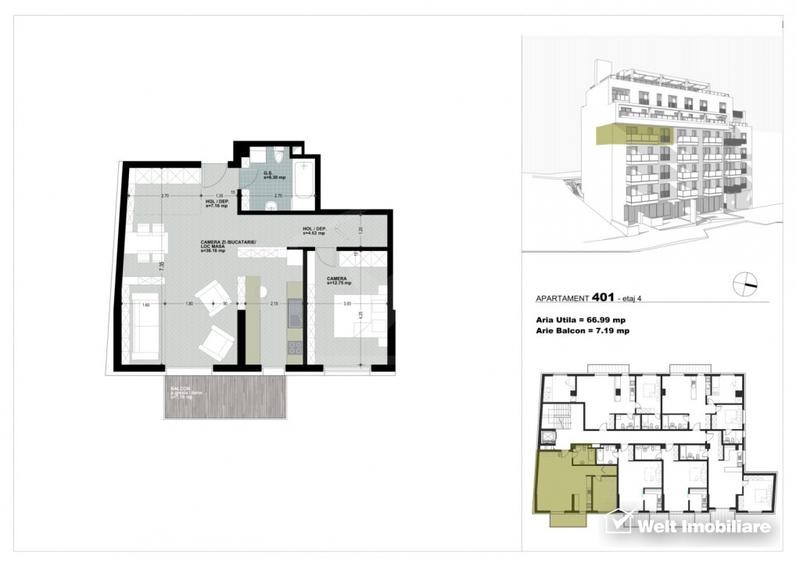 Apartamente premium cu 2 camere, preturi promotionale, zona Calea Dorobantilor!