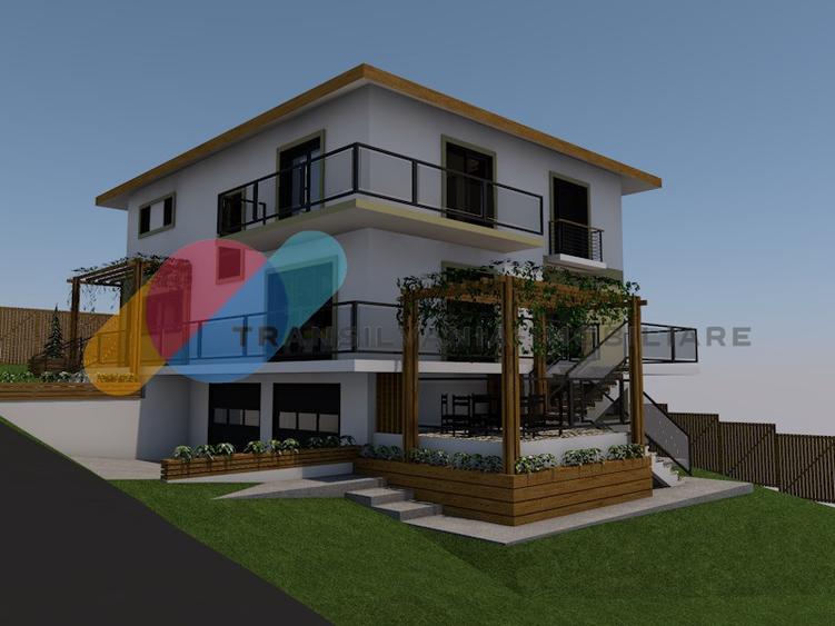 Casa Individualala la intrare in Chinteni suprafata utila 253 mp si teren 474 mp