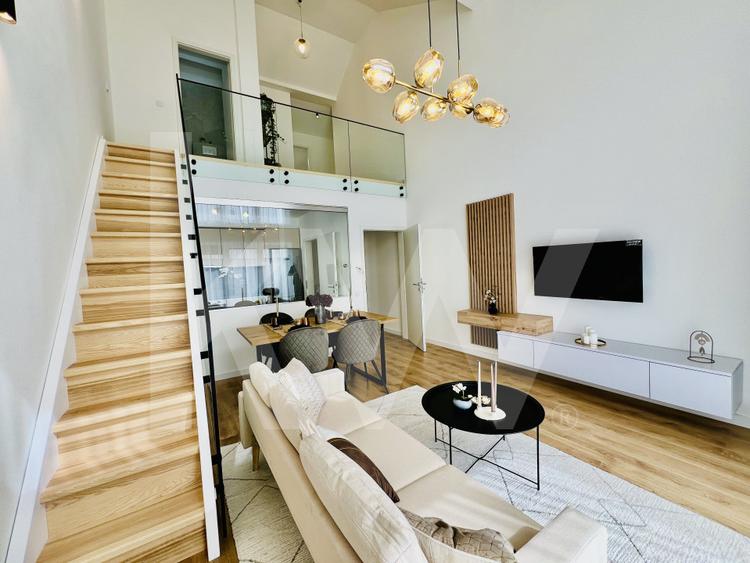 Penthouse 4 camere - mobilat si utilat, intabulat
