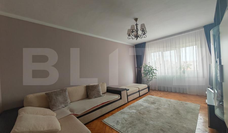 Apartament 3 camere + 2bai, renovat, mobilat si utilat modern, zona Ramada