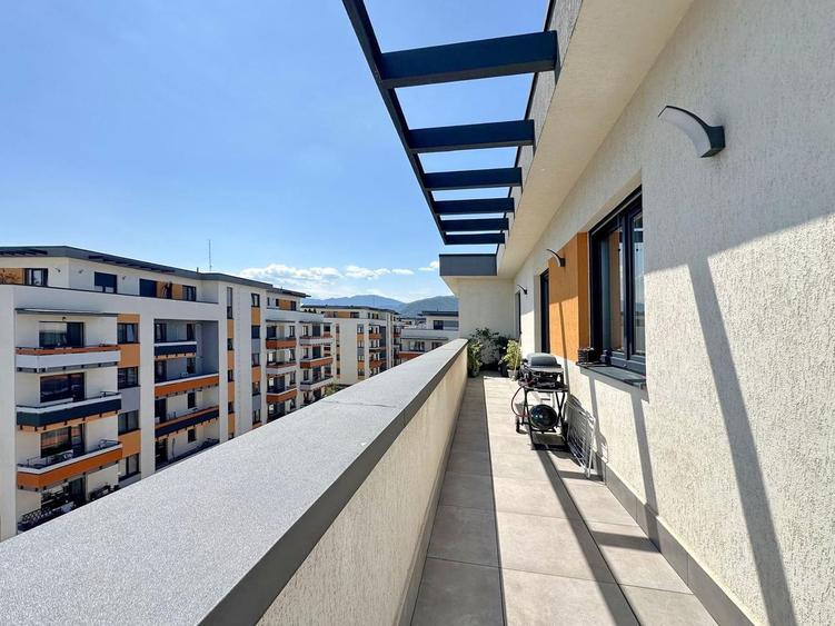 Apartament de 3 camere în Tractorul – Terasă 50 mp, Parcare Subterană