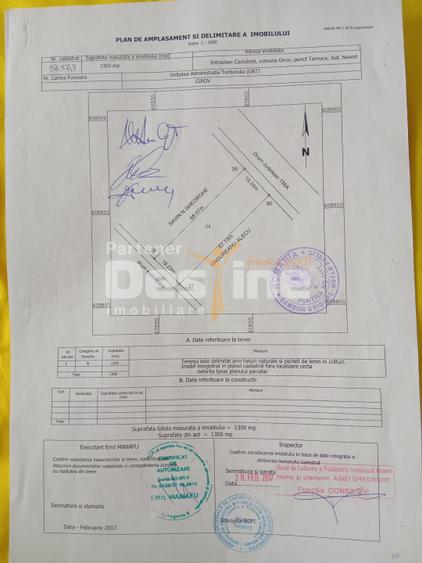 Teren de vanzare Caciulesti 10.050 Euro 1300mp