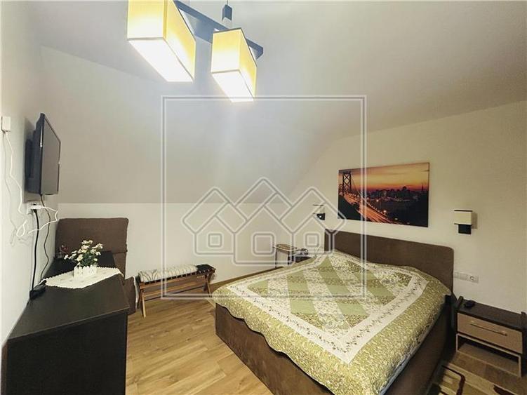 Casa moderna, mobilata si utilata, teren de 309 mp - Cisnadioara
