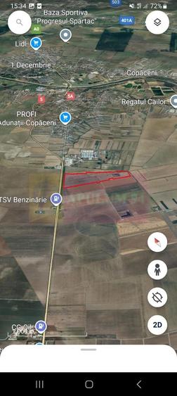 Teren 40ha Adunatii Copăceni | Industrial/ Logistic