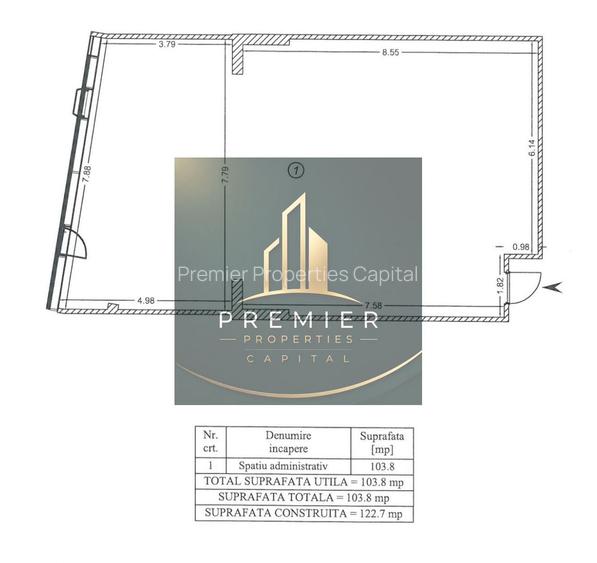 Spațiu comercial One Cotroceni Park închiriat 10 ani penru  investiție - 1