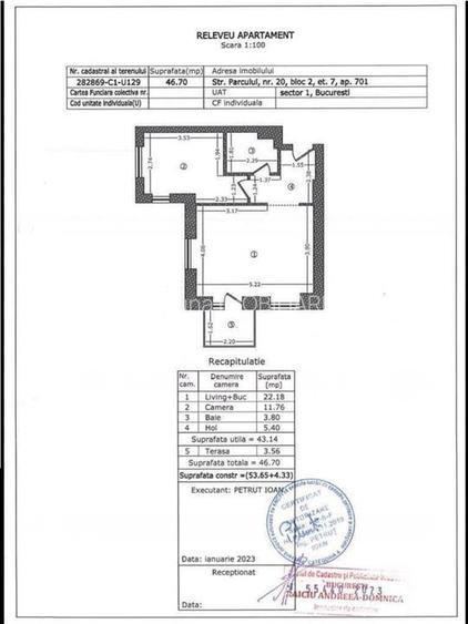 Apartament 2 camere de vanzare in complex rezidential premium – Parcului 20, Nor - 16