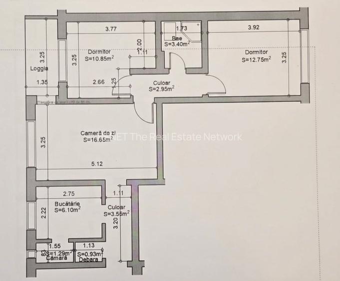 Apartament 3 camere Cotroceni, etaj 4, mobilat parțial - 17