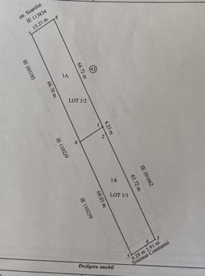 CUMPANA  (Cod 01) - Teren intravilan la soseua Constantei.