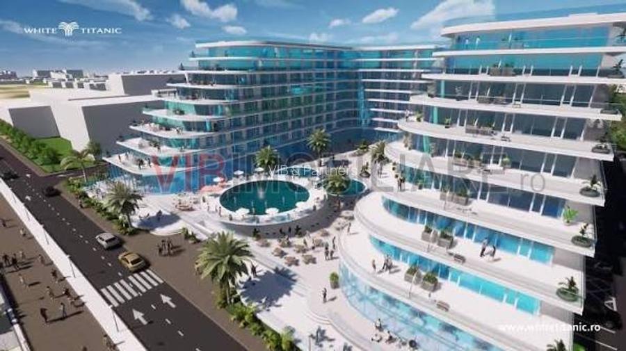 Titanic White, apartament lux, vedere frontala la mare - 24