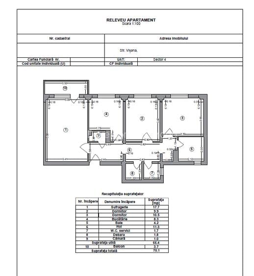 Apartament 3 Camere Tineretului | 2 Bai | Bloc 1980 | Necesita Renovare | - 13