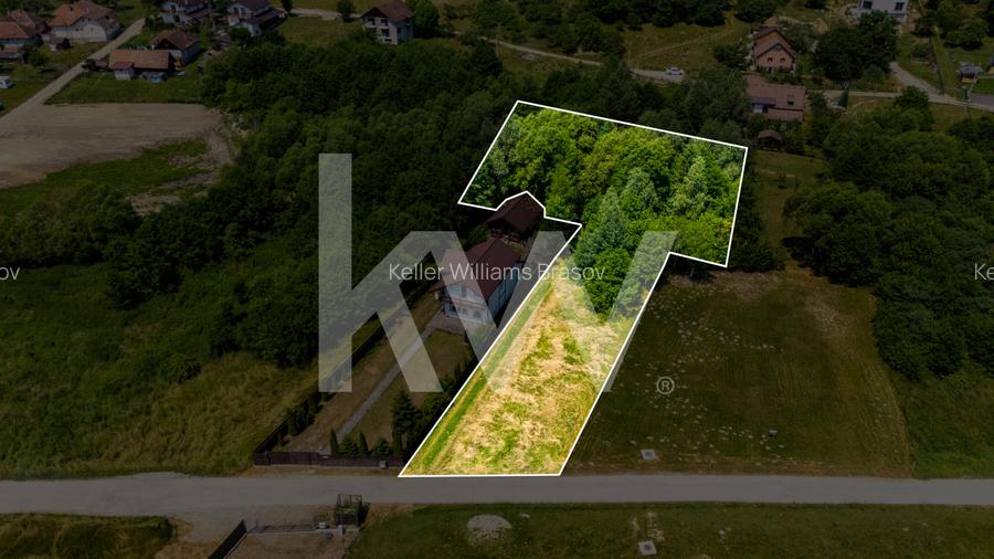 Teren intravilan 1173 mp cu utilități și cabană în Predeluț, Bran – Comision 0% - 3