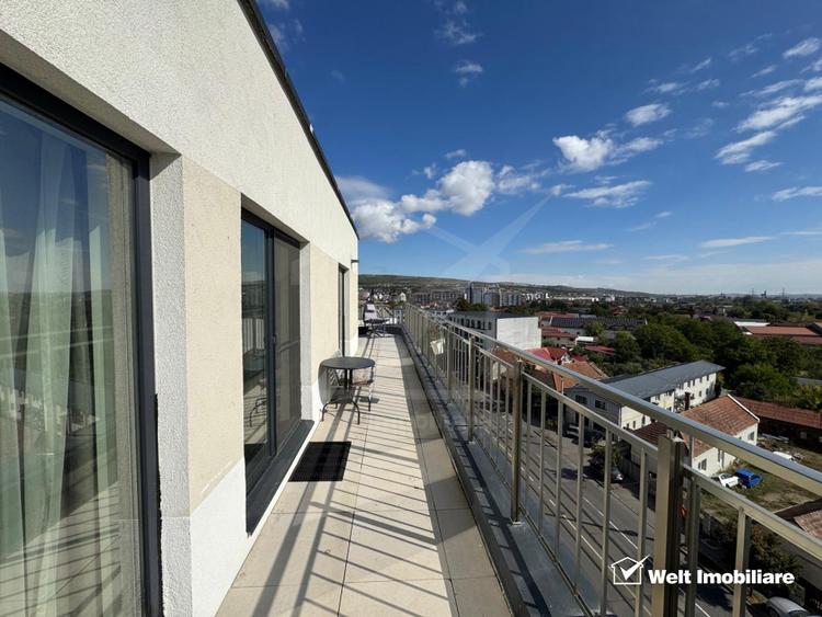 Apartament cu 2 camere, lux, terasa 25 mp, parcare inclusa, dog friendly