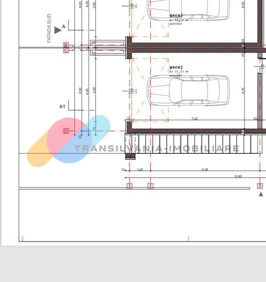 Duplex 129 mp, garaj, terasa, zona Voronet