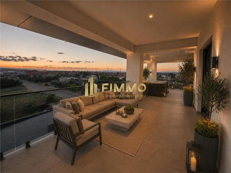 Penthouse cu terasă de 55 mp și vedere panoramică | Complex Alexa