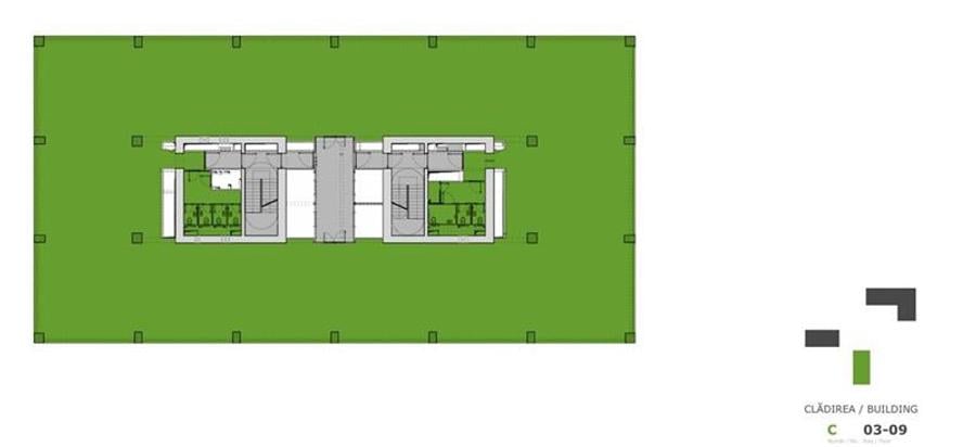 Spatii birouri de clasa A de la 298 mp