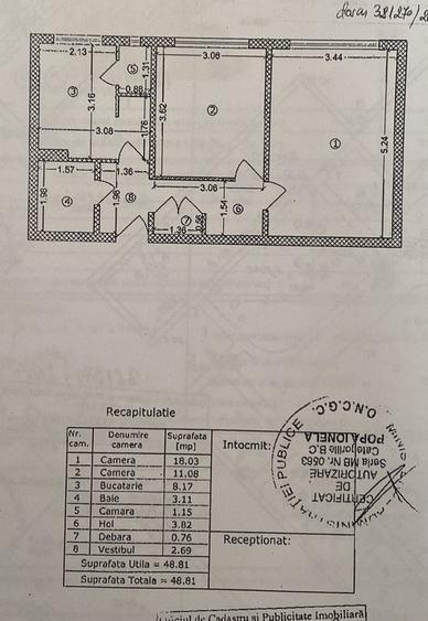 Giurgiului-Aleea Dolina-Apartament de 2 camere-decomandat